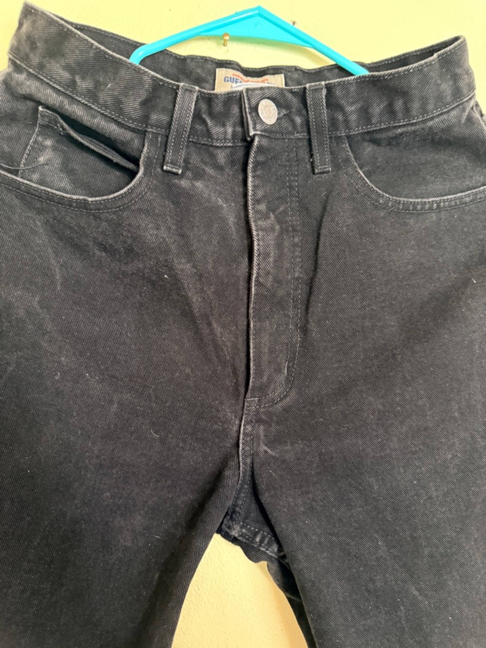 Vtg 90s Guess Ankle Zip Jeans Black High Rise 39015 Georges Marciano USA Made